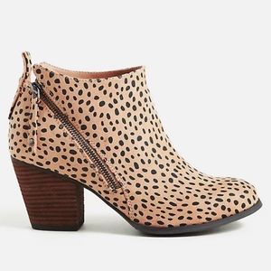 Torrid Women’s Cheetah Faux Suede Ankle Bootie
